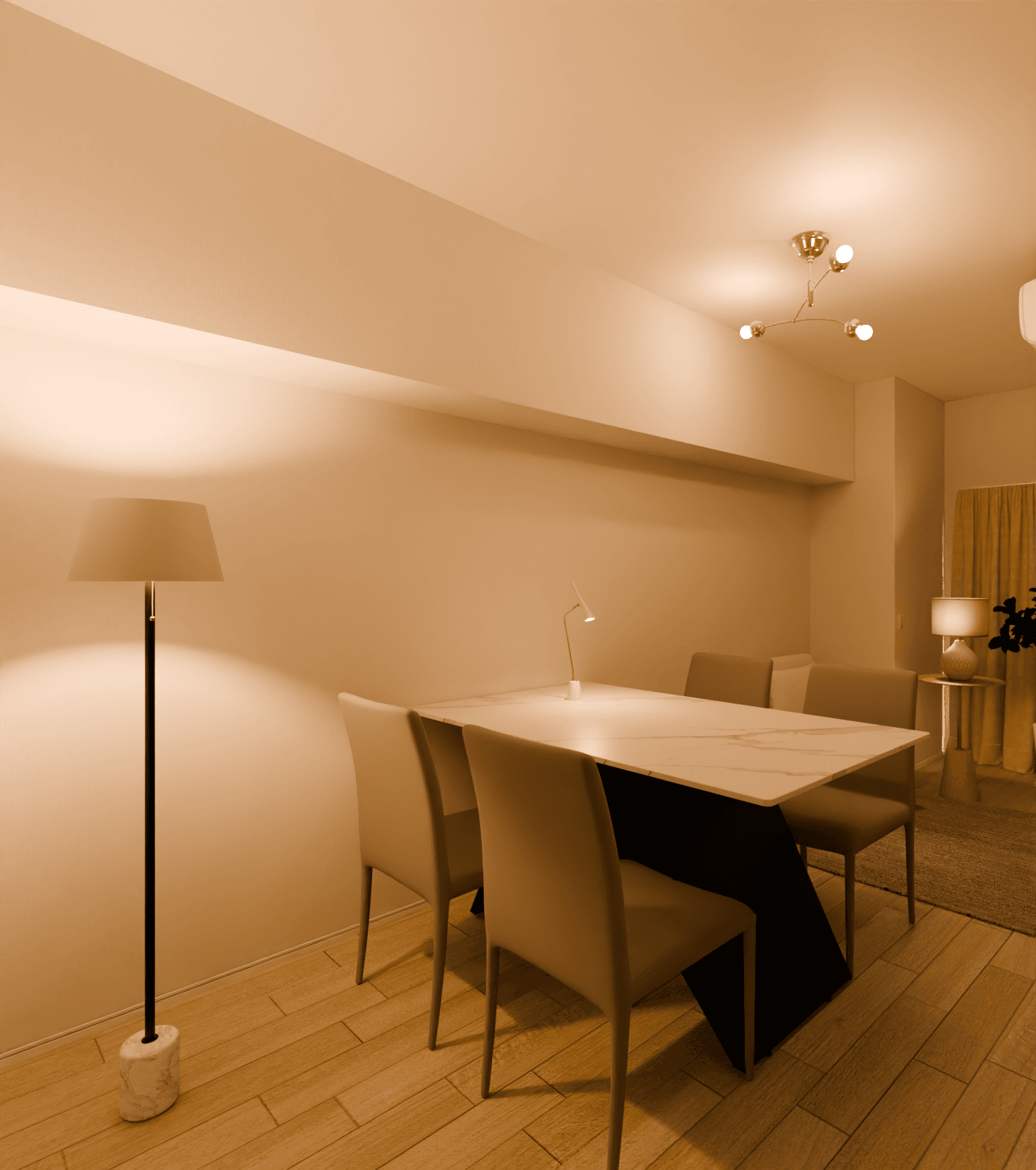 Room Interior Archviz – Day & Night Preview