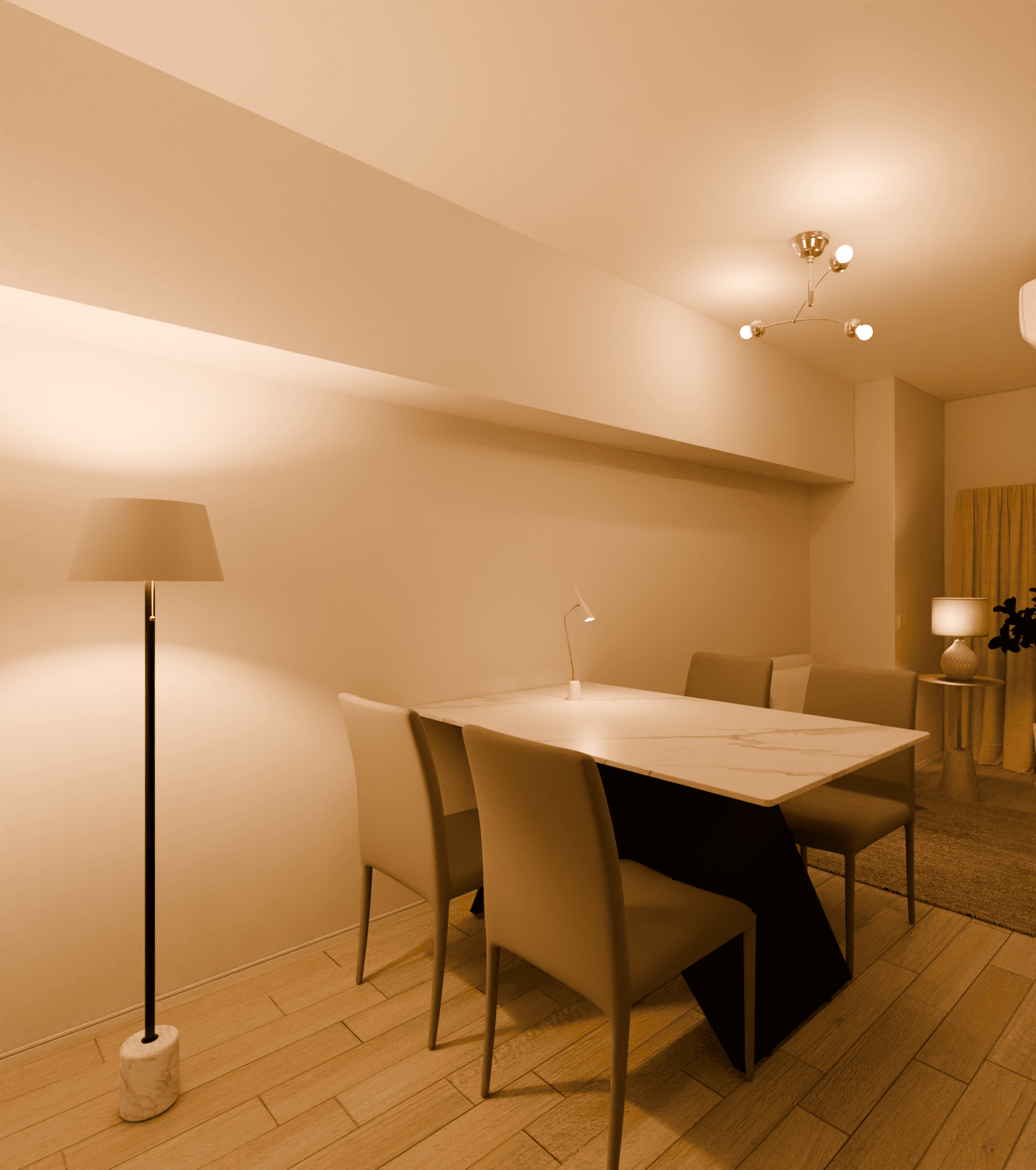 Room Interior Archviz – Day & Night Preview